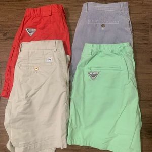 Mens 34 Large Shorts bundle - J Crew - Southern Tide - Columbia PFG
